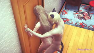 Геншин Імпакт хентай - Ліза Жорсткі Сэкс