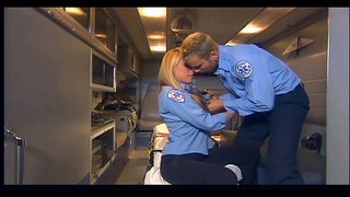 Busty blonde fucked ann black thigh àrd stockings