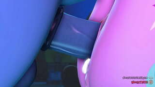 Llygedyn a Trixie cael rhyw caled - mae Fy merlen bach