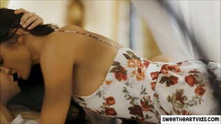 Rhyw lesbiaid gyda milf a teen melyn