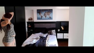 A feleségem, mikor dolgozom